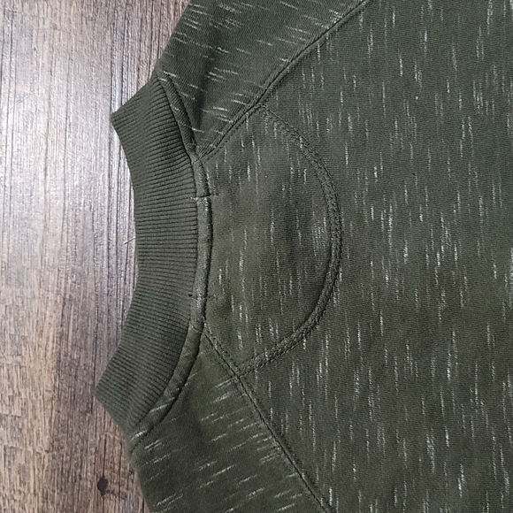 NWOT zip up sweater green with white accents by Castro size 8 to 10 front pocket - Picture 13 of 16